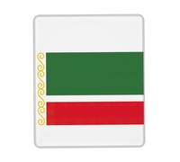 Almohadilla de escritorio con la bandera de la República de Chechenia, lavable para oficina, juegos, escritura, base de goma, superficie de poliéster