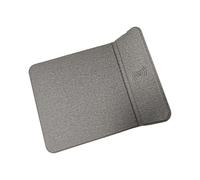 Almohadilla de escritorio de carga de radio flexible de 15 W, dispositivo rápido, corriente directa, vida permitida, teléfonos, medición LED inteligente, cara permanente, piel sintética para uso