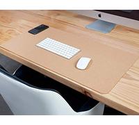 Almohadilla de escritorio de corcho natural, respetuosa con el medio ambiente, protector de mesa de escritorio, resistente al agua, a almohadilla de escritura antideslizante para oficina/hoga