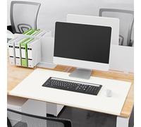 Almohadilla de escritorio de cuero, alfombrilla de escritura con protector de bordes, alfombrilla grande para mouse para oficina, hogar, trabajo, protector de mesa de escritorio impermeable, tapete de