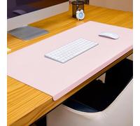 Almohadilla de escritorio de cuero, protector de mesa de escritorio grande antideslizante, impermeable, alfombrilla de escritorio de oficina para laptop, alfombrilla de ratón de piel sintética con