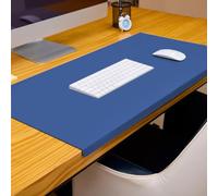 Almohadilla de escritorio de cuero, protector de mesa de escritorio grande antideslizante, impermeable, alfombrilla de escritorio de oficina para laptop, alfombrilla de ratón de piel sintética con
