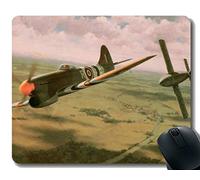 Almohadilla de Escritorio de Oficina, Hawker Tempest Warplane Alfombra de Juego Grande