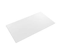 Almohadilla de escritorio transparente, 80 x 40cm antideslizante PVC tapete de escritura, bordes redondos, impermeables, almohadilla protectora de escritorio