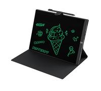 Almohadilla de Escritura Electrónica, Tableta de Dibujo Gráfica LCD de 11,5 Pulgadas con Bolígrafo y Estuche de Cuero con Cierre, Tableta de Arte Digital, Tablero Portátil de