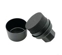 Almohadilla de esponja antideslizante para encerar neumáticos para un manejo estable mientras se aplica el apósito en superficies verticales de neumáticos (boca plana negra)