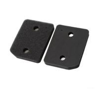 Almohadilla de esponja de filtro de repuesto para máquina de limpieza en seco 9164761 para algodón premium para medios para secadores de bomba de calor, atrapan el polvo, 20,7 x 15,7 cm, par negro