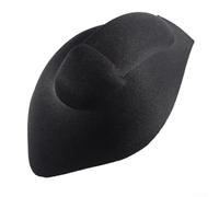 Almohadilla de esponja para ropa interior para hombre, inserto de bolsa 3D para mayor apoyo y comodidad en trajes de baño, calzoncillos y ropa deportiva (negro)