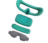 Almohadilla de espuma de silicona con esponja para lentes de cara, cubierta protectora para gafas, 3 gafas, soporte mejorado para la cabeza