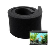 Almohadilla De Espuma Para Filtro De Acuario | Almohadilla De Filtro De Agua De Repuesto, Almohadillas De Llenado Para Peceras | Espuma Negra Fácil De Cortar Para Medios De Acuario, Filtros De Agua Pa