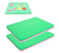 Almohadilla de Espuma para Fondant, 5 Orificios para Fondant, Esponja para Pastel, Pasta, Flor de Azúcar, Goma, Arcilla de Chocolate, Herramienta de Modelado, Bandeja de Secado para decoración (2Pcs)