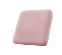 Almohadilla de espuma para sofá silla de oficina con cojín espuma 4 cm | Apoya la cintura, alivia el dolor al estar sentado durante mucho tiempo, funda lavable(Pink)