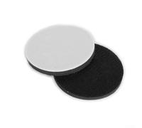 Almohadilla de espuma suave de 125 mm para pulir para lijadoras orbitales en pulgadas, paquete doble, 5 discos de interfaz, esponja de lijado desigual
