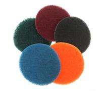 Almohadilla de estropajo, 4 pulgadas 100 mm redonda de terciopelo industrial almohadilla de pulido vegetal esponja para limpieza de fregado antiarañazos para superficie