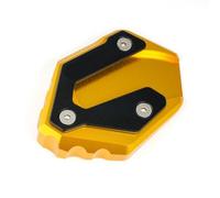 Almohadilla de extensión de caballete lateral for motocicleta, placa de soporte for Yamaha Mt 09 SP 2021(Gold)