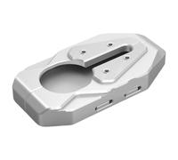 Almohadilla de extensión de Soporte Lateral para Motocicleta, Compatible con Piezas de Motocicletas automotrices R1250GS R 1250 GS R1250 GS 2019 2023 R1200GS R 1200 GS 2016 2018(Silver)