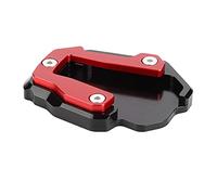 Almohadilla de Extensión de Soporte Lateral, Placa de Soporte de Pie Duradera Reemplazo Anticorrosión que No Destiñe para CRF1100L Africa Twin 2019-2021 para Accesorios de Motocicleta(rojo)