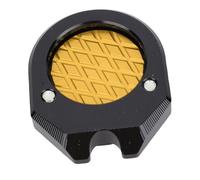 Almohadilla de Extensión del Soporte Central, Placa de Extensión del Soporte Lateral de la Motocicleta de Aleación de Aluminio CNC Larga Durabilidad Fuerte Fácil Instalación Ligero para (Gold)