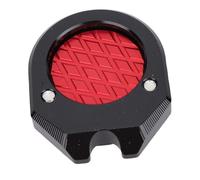 Almohadilla de Extensión del Soporte Central, Placa de Extensión del Soporte Lateral de la Motocicleta de Aleación de Aluminio CNC Larga Durabilidad Fuerte Fácil Instalación Ligero para (Rojo)