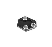 Almohadilla de extensión del soporte lateral pie la motocicleta | Placa de soporte de extensión de caballete lateral para motocicleta para Honda(Negro)