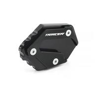 Almohadilla De Extensión para Soporte Motocicleta para Yamaha Tracer 7 Tracer 9 7GT 9GT 900GT 700GT Placa Ampliada De Soporte De Aleación Antideslizante Pie Apoyo(Negro)