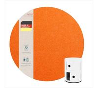 Almohadilla de fieltro ecológica adecuada para contenedor Kartell Componibili mesita de noche redonda base (Albaricoque, 30,3 cm)