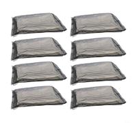 Almohadilla de filtro de piscina ultrafina para 7310 7320 - Bolsa de escombros de malla lavable para cristal para agua clara en piscinas sobre el suelo, 25 x 16 cm (8 piezas)