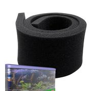 Almohadilla de filtro para acuario grueso,almohadilla de espuma de filtro para acuarios - Alfombra de llenado para acuarios | Filtro de agua negro eficaz para acuario, fácil de cortar, medio de filtro