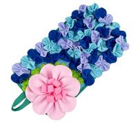 Almohadilla de forraje de animales con diseño de flores, herramienta de entrenamiento para conejos, tabla de alimentación sostenible, herramienta decorativa de enriquecimiento de animales, decoración