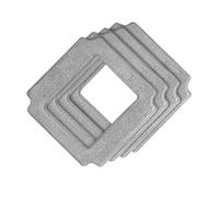 Almohadilla De Fregona, Compatible Con ABIR,WD8, Paño De Limpieza Reutilizable Al Vacío for Ventanas, 4 Uds.