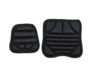 Almohadilla de gel ergonómica para asiento de motocicleta, alivio de presión, juego de fundas de asiento de bicicleta con tela transpirable y partículas antideslizantes, alfombrilla de sillín de