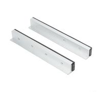 Almohadilla de goma suave para máquinas herramientas de tornillo de metal, 2 piezas de cubierta de protección de aleación de aluminio con agarre fuerte y fácil de instalar para abrazaderas de 3 a 8