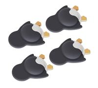 Almohadilla de goma suave para parachoques de puerta, alta elasticidad, reducción de ruido, protector de pared, calcomanías para protección del hogar, anticolisión, adhesivo de pared trasera para