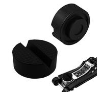 Almohadilla de Goma Universal para Gato, 2 Piezas Almohadilla De Goma Universal, Taco de para Gato Hidráulico, Antideslizante Car Jack Pad, para Plataformas Elevadoras de Automóviles, Negro