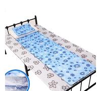 Almohadilla De Hielo CojíN Fresco De Verano,Almohada De Hielo,ColchóN De Hielo,Manta CáLida For Mascotas, Batido De Gel Almohadillas De Hielo De RefrigeracióN Copos de nieve 50x150cm