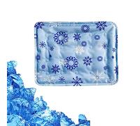 Almohadilla De Hielo CojíN Fresco De Verano,Almohada De Hielo,ColchóN De Hielo,Manta CáLida For Mascotas, Batido De Gel Almohadillas De Hielo De RefrigeracióN Copos de nieve 30x40cm