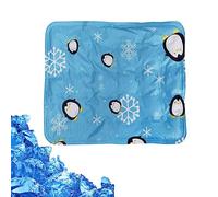 Almohadilla De Hielo CojíN Fresco De Verano,Almohada De Hielo,ColchóN De Hielo,Manta CáLida For Mascotas, Batido De Gel Almohadillas De Hielo De RefrigeracióN Pingüinos 45x45cm