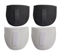 Almohadilla de hombro extraíble, almohadilla de esponja antideslizante para trajes y vestidos, soporte de hombro sin costuras, inserto de hombro grueso, no para coser acolchado de hombro ajustable