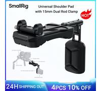 Almohadilla de hombro universal SmallRig con abrazadera de doble varilla de 15 mm, con almohadilla de hombro/trasera para tensión reducida para Sony para cámara DSLR -5153 Shoulder Pad 5153