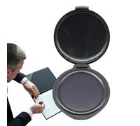 Almohadilla de huellas dactilares sin tinta, kit compacto de impresión de pulgar, accesorio de identificación de seguridad duradero, herramienta de marcado de dedos para notarios, estudiantes y