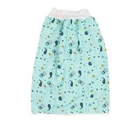 Almohadilla de Incontinencia Portátil, que Absorbe la Humedad Transpirable Cintura Elástica Amigable con la Piel Falda de Pañal Lavable para Siesta o Sueño Nocturno para (L)