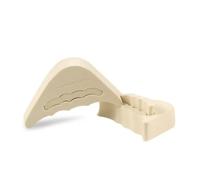 Almohadilla de inserción para antepié para mujer, tacones altos, media esponja, ajuste de cojín, plantillas de relleno de pies, almohadillas antidolor (beige)