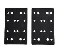 Almohadilla de interfaz para uso con lijadora neumática autocebante y pulidora de paletas en superficies curvas y texturizadas (80 x 133 mm, 10 agujeros)