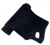 Almohadilla De La Cubierta Del Tablero, Capa Para Salpicadero, Para Mazda 6, 2013, 2014, 2015, 2016, 2017, 2018, GJ1, Para Atenza Parasol Tablero Almohadilla Protección(Flannel All Black,izquierda)