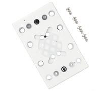 Almohadilla de lija cuadrada de 130 x 80 mm con 12 agujeros para Festool para RTS 400 REQ placa de respaldo de repuesto utilizada en lijadoras orbitales aleatorias
