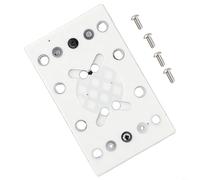 Almohadilla de lija cuadrada de repuesto de 130 x 80 mm con 12 agujeros para Festool para RTS 400 REQ, espuma de poliuretano, construcción de nailon para un rendimiento consistente