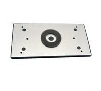 Almohadilla de lijado, 183 mm x 92 mm, almohadilla de respaldo cuadrada con 4 agujeros para lijadora orbital, almohadilla de pulido de metal para herramientas eléctricas y equipos de taller