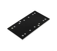 Almohadilla de lijado cuadrada de 225 x 115 mm con disco de molienda de 10 y 6 agujeros diseñado para la extracción de polvo y mejores resultados de lijado en lijadoras eléctricas