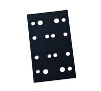 Almohadilla de lijado de 80 x 133 mm para RTS400 LS130 con fijación y distribución constante de la presión durante el uso (16 agujeros)