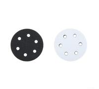 Almohadilla de lijado de esponja de 6 agujeros de 3 pulgadas, paquete de 2, disco de interfaz suave con y para pulidor orbital, ideal para acabado curvado para superficie